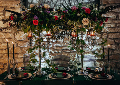 special event table arrangement